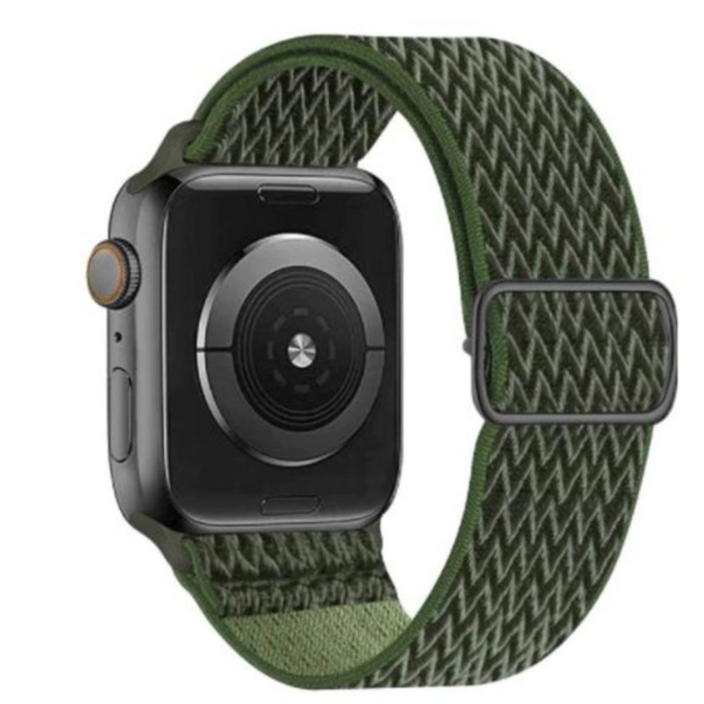 NEW[BAND] Green Nylon Adjustable Strap For Apple Watch